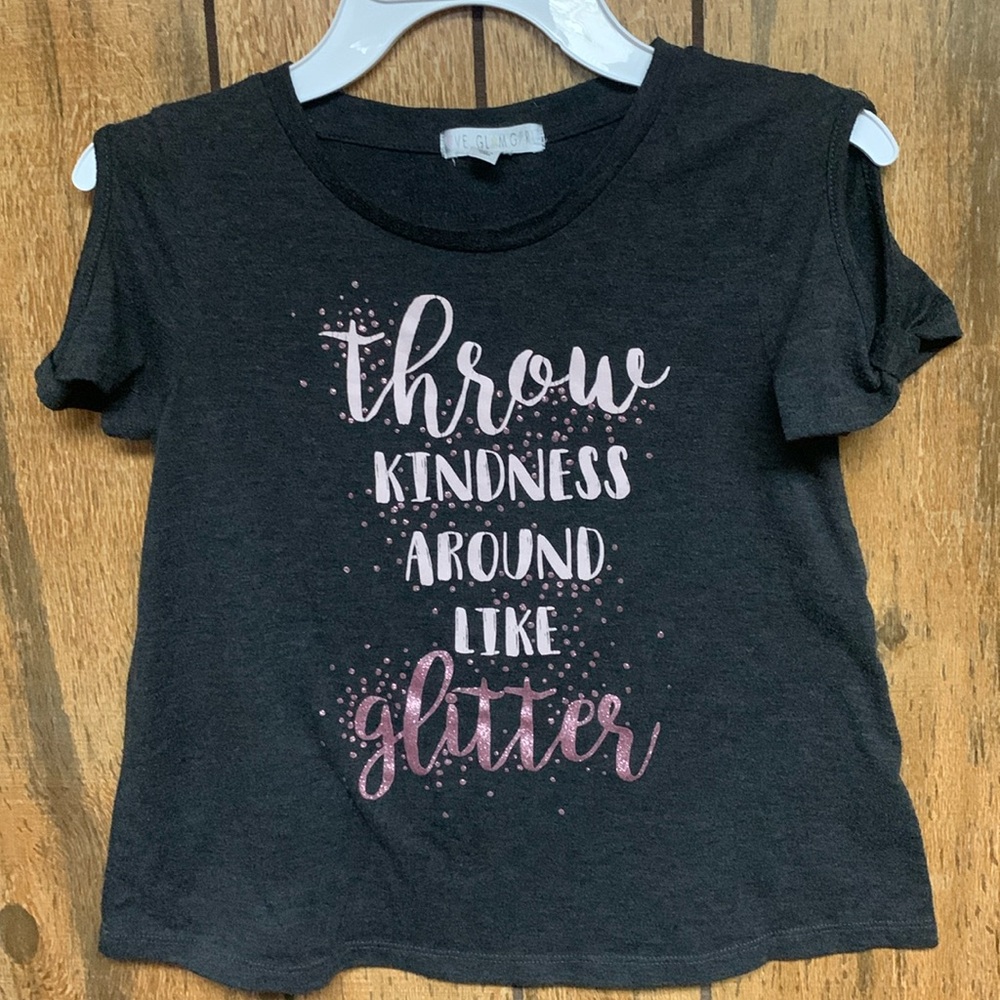 Girls Cold Shoulder T-shirt